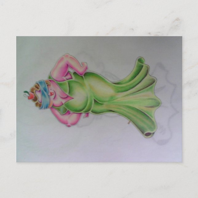 illustration vykort (Framsida)