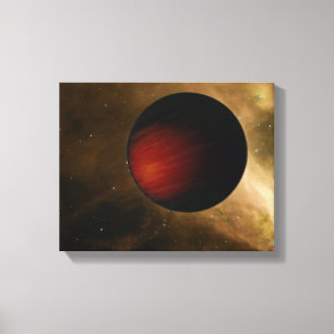 Illustrationen av en varma Jupiter kallade HD Canvastryck