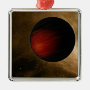Illustrationen av en varma Jupiter kallade HD Julgransprydnad Metall