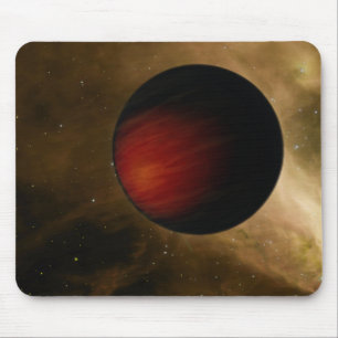Illustrationen av en varma Jupiter kallade HD Musmatta