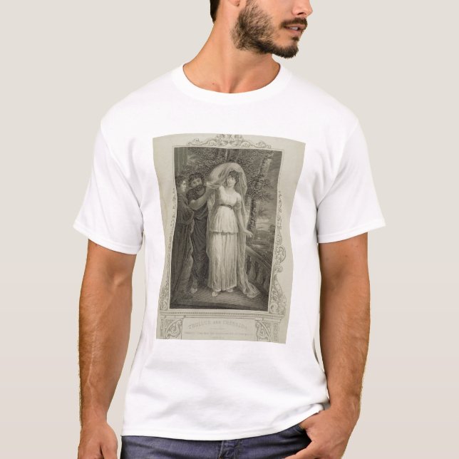 Illustrationen från "Troilus och Cressida", agerar Tee Shirt (Framsida)
