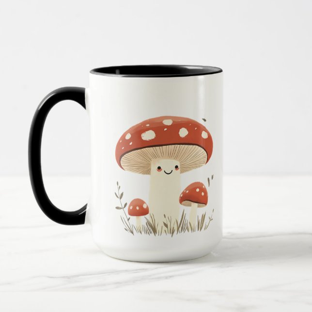 Illustrationen visar en varm och mysig skörd. mugg (Vänster)
