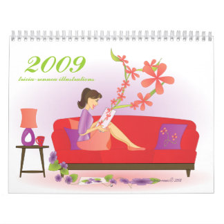 Illustrationer 2009 kalender