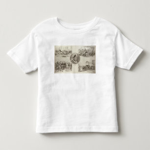 Illustrationer av attacker på drottningen Victori T-shirt