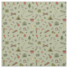 Illustrationer av Camping Camping-camping utomhus Tyg