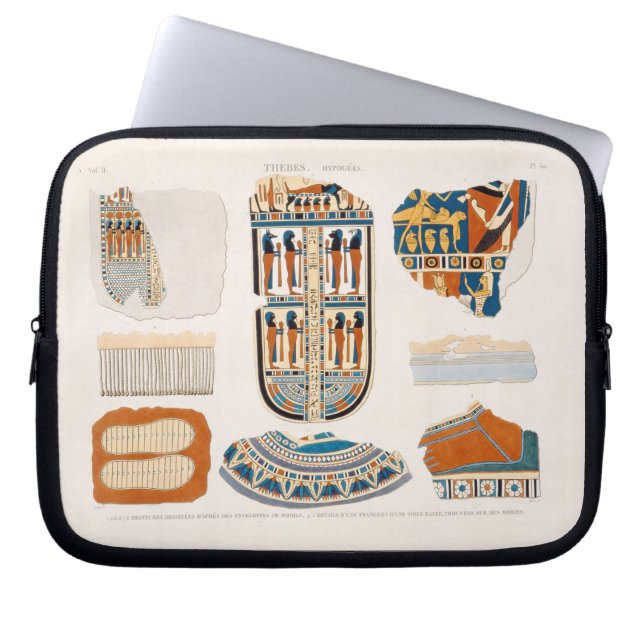 Illustrationer av dekorativt specificerar från laptop fodral (Framsidan)