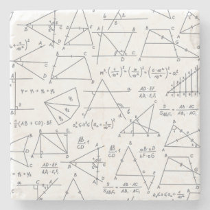 Illustrationer av skrivna beräkningar i matematik stenunderlägg