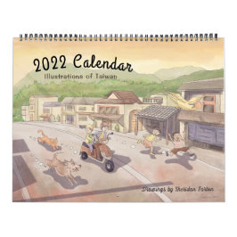 Illustrationer av Taiwans kalender