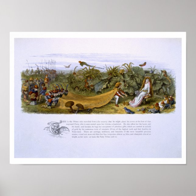 Illustrationer från 'In Fairyland: A Series of Pic Poster (Framsidan)