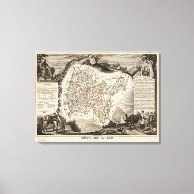 Illustrationer, landskap canvastryck (Framsida)