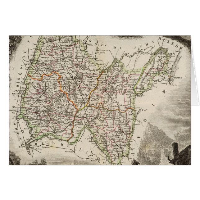 Illustrationer, landskap hälsningskort (Framsidan Horizontal)