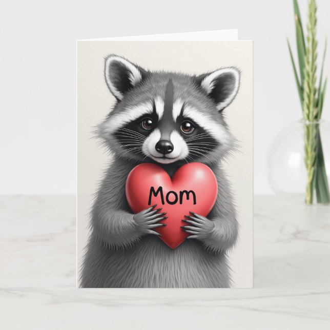 Illustrationkort för lurvig mamma kort (Framsida)