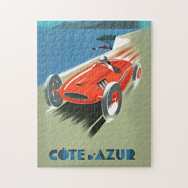 Illustrationsbild av Vintagens automatiska Tävla Pussel (Vertikal)