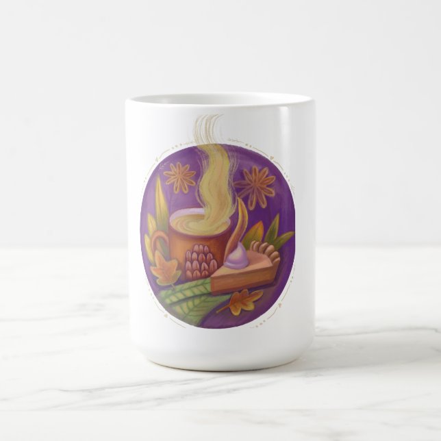 illustrationsfall Klock Kaffemugg (Center)