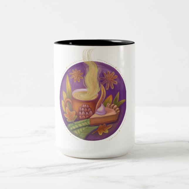 illustrationsfall Två-Tonad mugg (Center)