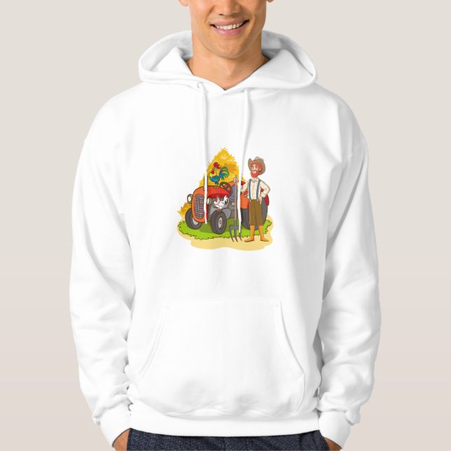 Illustrationskonst Hoodie (Framsida)