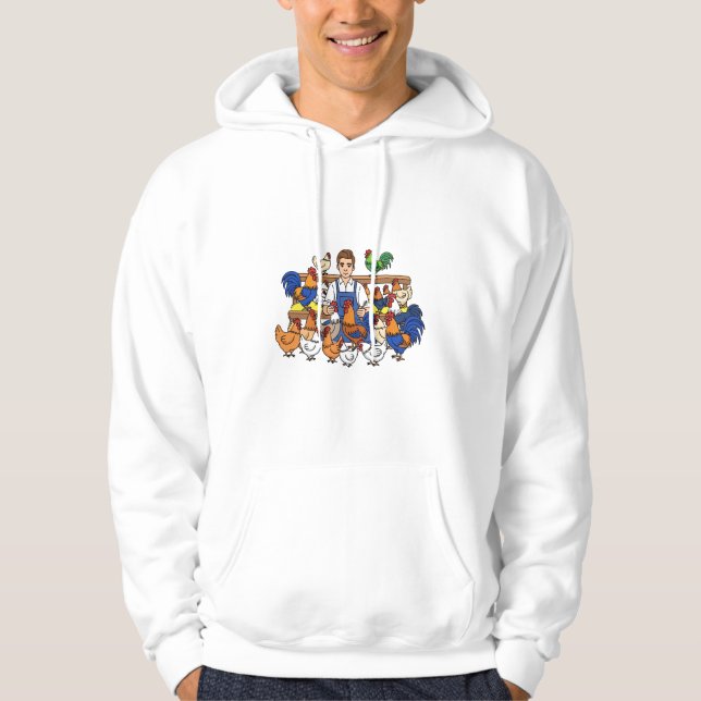 Illustrationskonst Hoodie (Framsida)