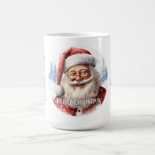 Illustrationsskript för klassisk Jultomten Kaffemugg