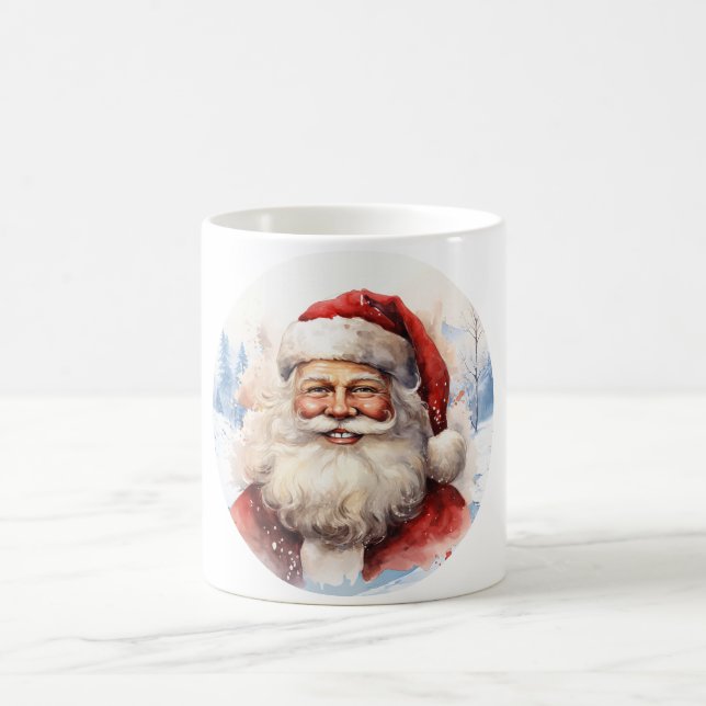 Illustrationsskript för klassisk Jultomten Kaffemugg (Center)