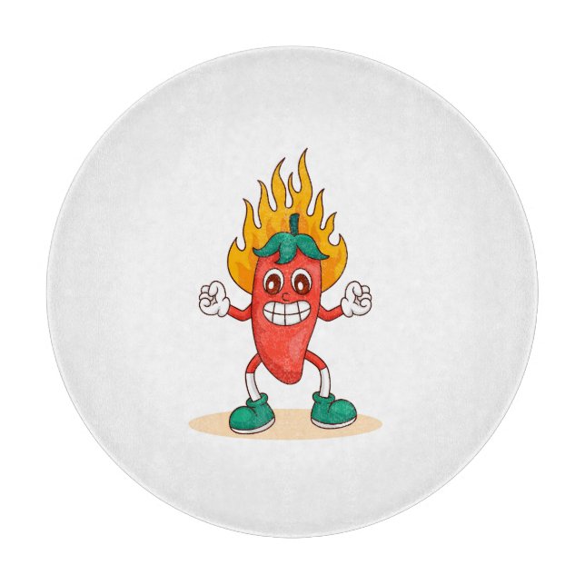 Illustrationstecken för Jalapeño-Tecknad (Framsidan)