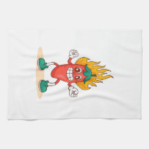 Illustrationstecken för Jalapeño-Tecknad