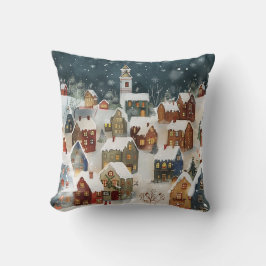 Illustrativ julstad kudde