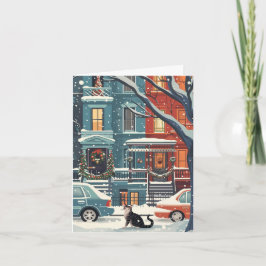 Illustrativ stadsretro från New York Kort