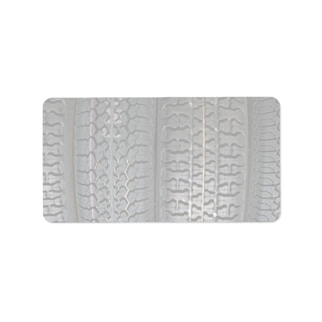 Illustrative Däck Adressetikett (Framsidan)