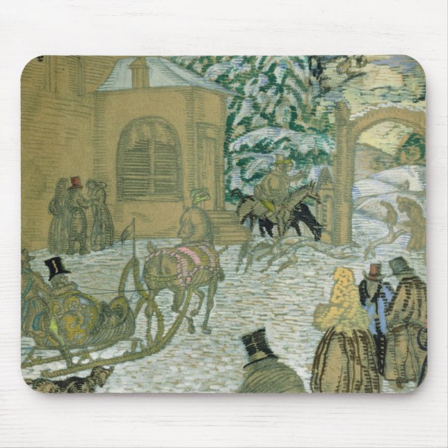 Illustraton för "Dubrovsky", vid Alexander Pushkin Musmatta (Framsidan)