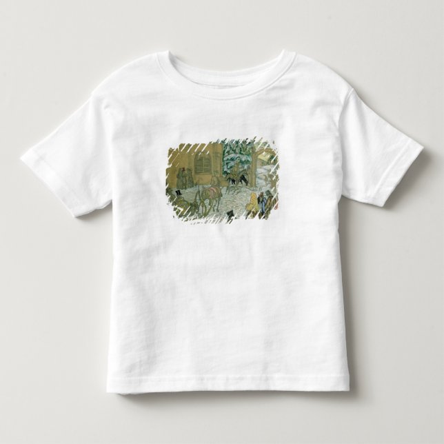 Illustraton för "Dubrovsky", vid Alexander Pushkin T-shirt (Framsida)