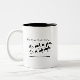 Illustrator Lifestyle Coffee Mugg
