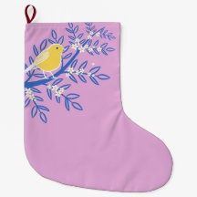 Illustrerad Gult Bird på Rosa