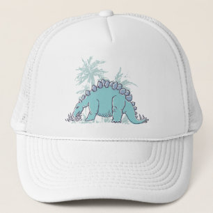 Illustrerad hatt för ungeDinosaur Stegosaurus Truckerkeps