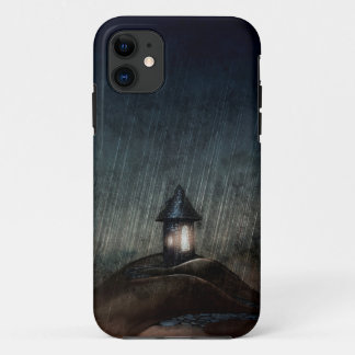 Illustrerad iphone case. Värme, när det Rains.