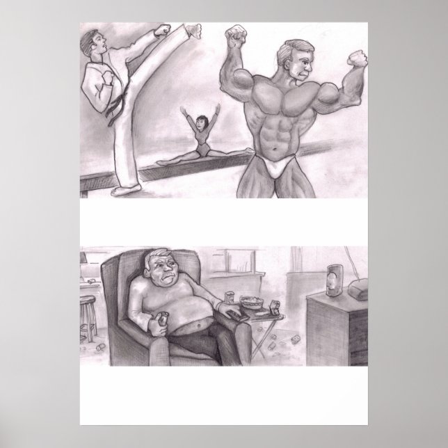 Illustrerad jämförelse mellan fysisk och sed poster (Framsidan)