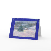 Illustrerad jul för vinter underland