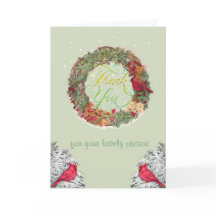 Illustrerad jul Tack hälsning