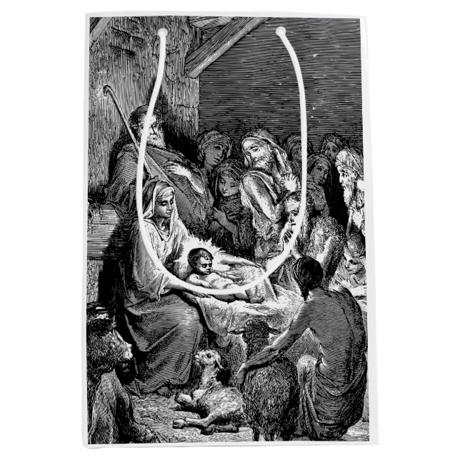 Illustrerad julverksscen (Framsidan)