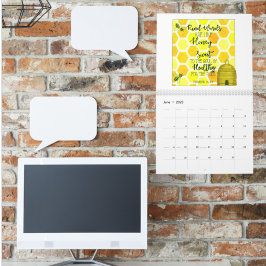 Illustrerad kalender för inspirationsskript