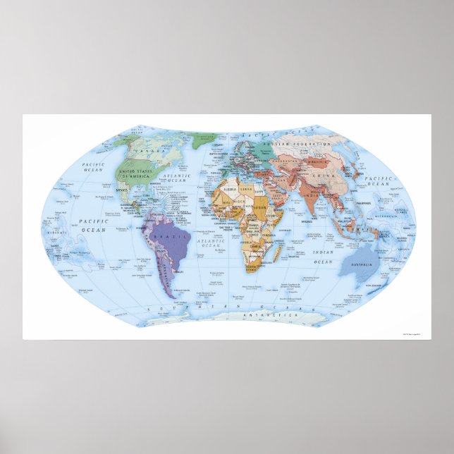 Illustrerad Karta 2 Poster (Framsidan)