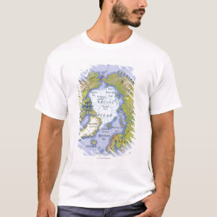 Illustrerad karta 2 t shirt