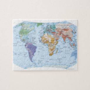 Illustrerad Karta 4 Pussel
