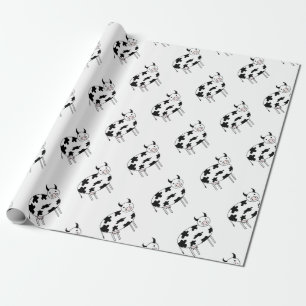 Illustrerad ko presentpapper