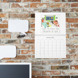 Illustrerad kristen skripturkalender kalender