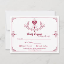 Illustrerad RSVP-kort