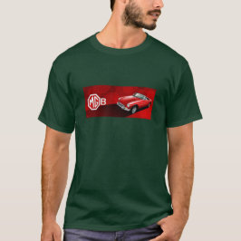 Illustrerad T-tröja för MG B T Shirt