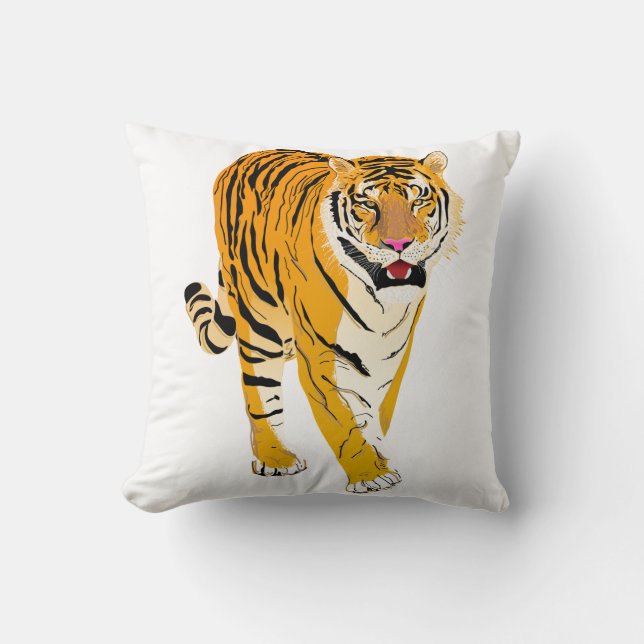 Illustrerad tiger kudde (Framsida)