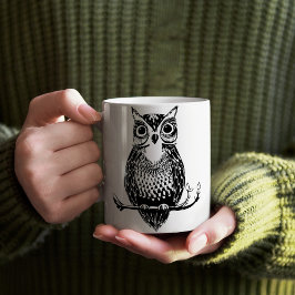 Illustrerad Uggla Mugg