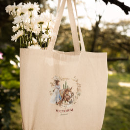 Illustrerad Western | Bachelorette Bridesmaid Tygkasse
