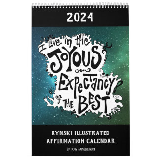 Illustrerade bekräftelser från Rynski Kalender